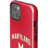 University of Maryland Collegiate Text Red iPhone 15 Impact Case